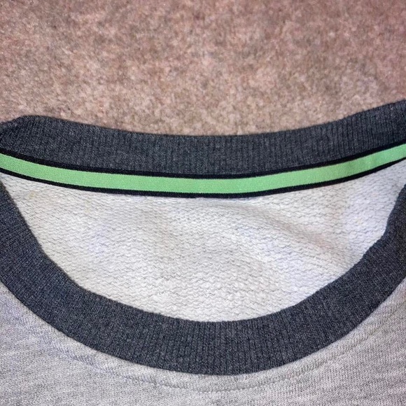 Vintage adidas sweatshirt light grey y2k adidas sweatshirt men’s size medium - Picture 3 of 4